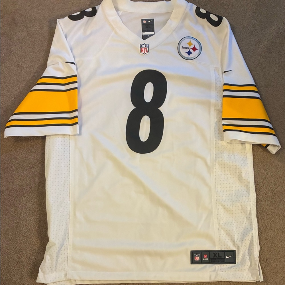 Nike On Field Jersey #8 Pittsburgh Steelers Kenny Pickett Jersey Sz XL